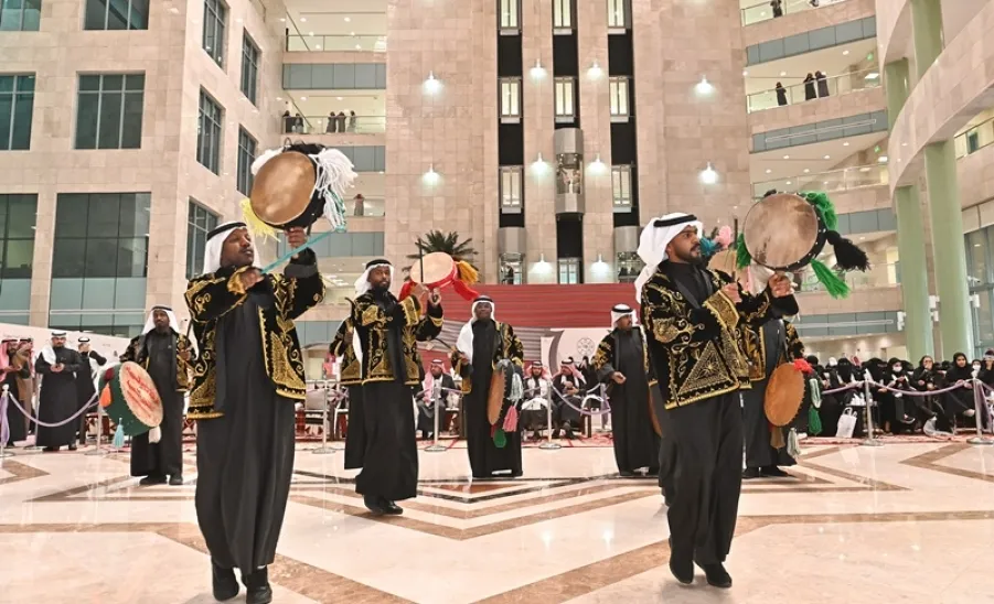 the General Administration of Relations and Conferences organizes MU’s celebration of Foundation Day -  جانب من الحفل