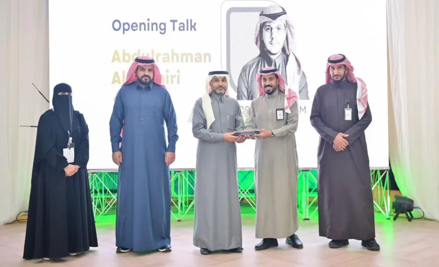 The General Administration of Relations and Conferences honored for organizing the Health Innovation Hackathon 2025 -  جانب من التكريم