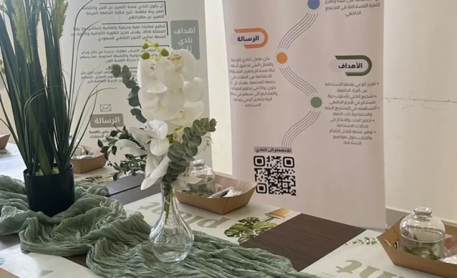 Thaqqif Club organizes a workshop entitled Sustainable Terrarium - 1