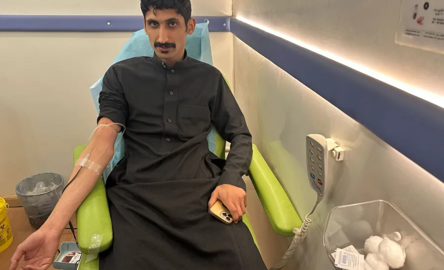 Social Responsibility Observatory conducts a blood donation campaign in Hawtat Sudair
 -  صورة1