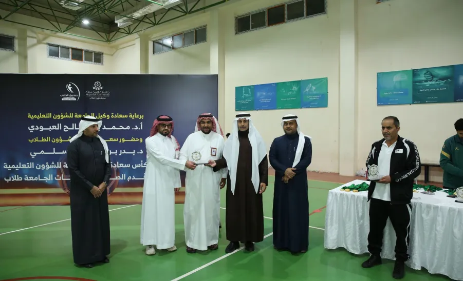 The College of Computer Sciences and Information wins the Vice-Rector's Trophy for Futsal - 1