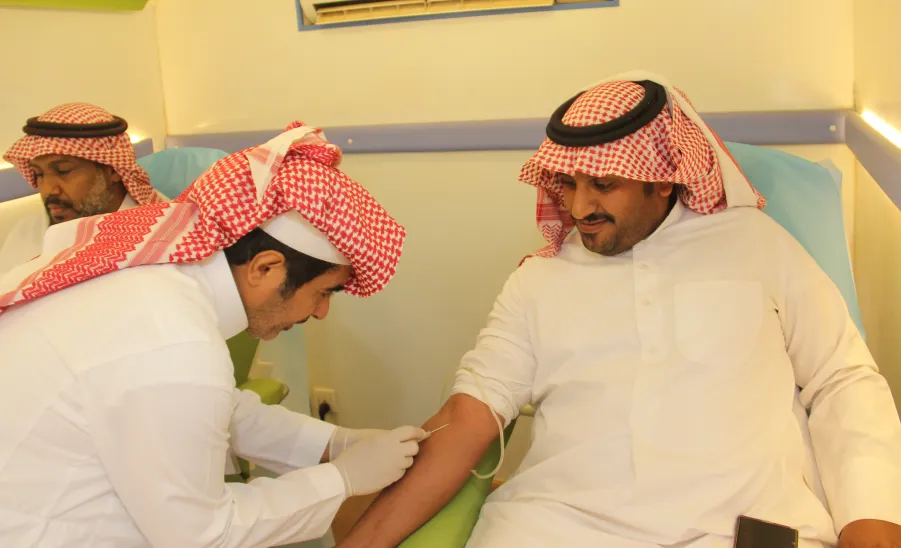 College of Nursing organizes a Blood Donation Campaign - كلية التمريض تنظم حملة للتبرع بالدم