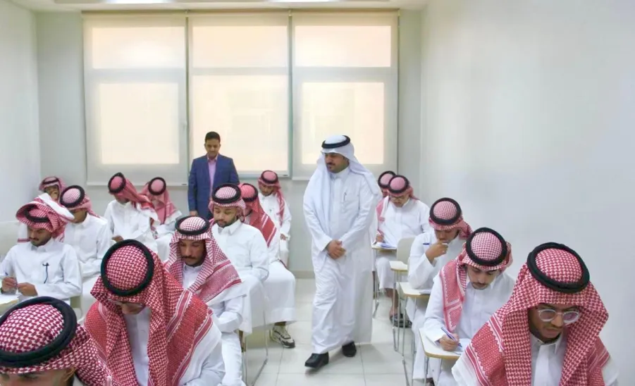 The CEO inspects the progress of final exams for the Second Semester of the Academic Year 1446 AH -  اختبارات 