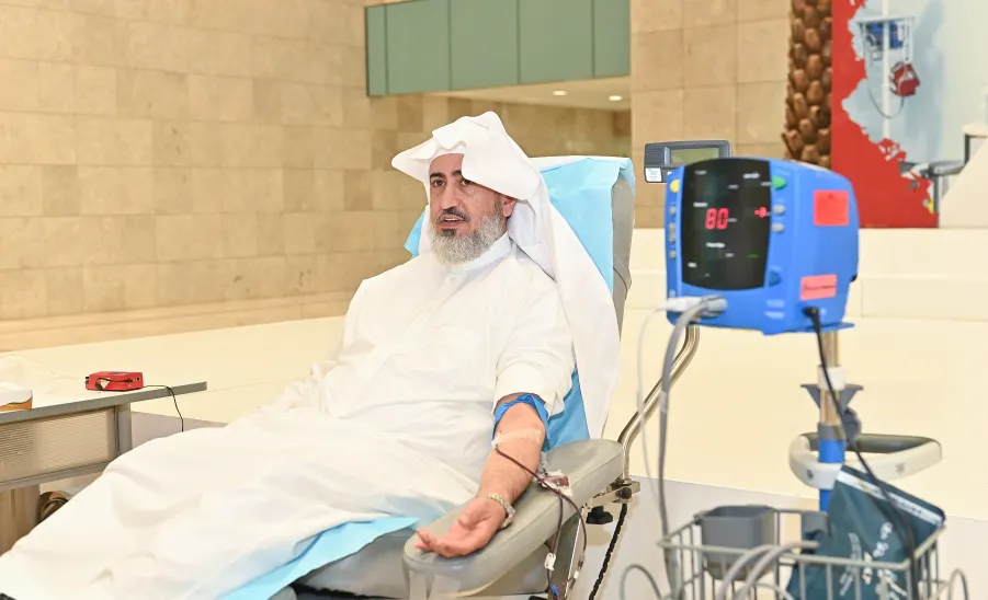 الجامعة تشارك في الحملة الوطنية السنوية للتبرع بالدم بالتعاون مع مستشفى حوطة سدير -  مجلس الجامعة 