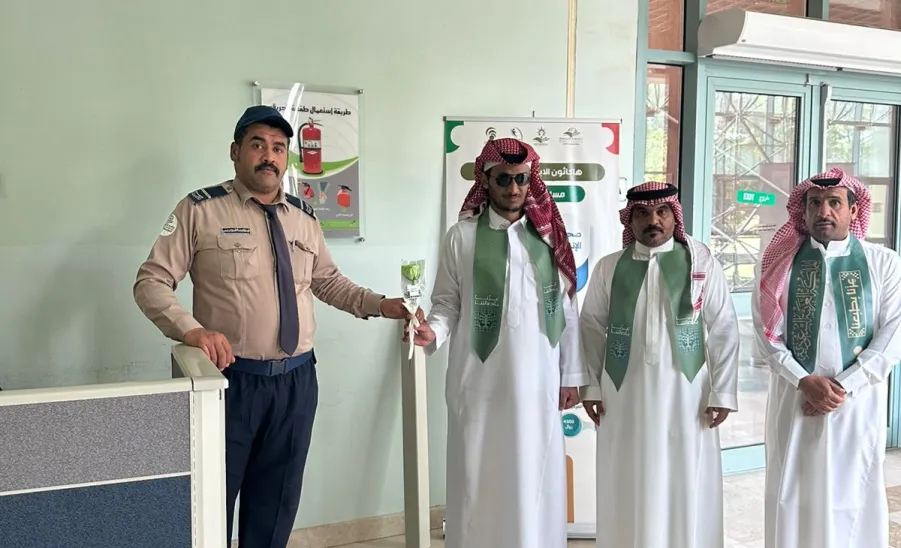 طلاب مركز رعاية ذوي الإعاقة يشاركون في احتفاء الجامعة باليوم الوطني الـ95 -  5