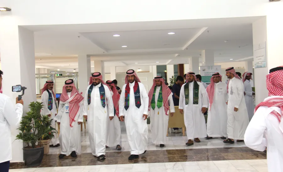The College of Nursing celebrates the 95th Saudi National Day  -  كلية التمريض تحتفي باليوم الوطني الـ95 بشعار "عزّنا بطبعنا"