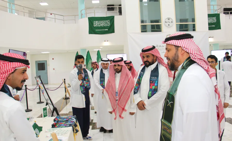 The College of Nursing celebrates the 95th Saudi National Day  -  كلية التمريض تحتفي باليوم الوطني الـ95 بشعار "عزّنا بطبعنا"