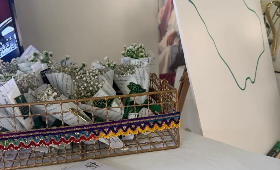 طلاب مركز رعاية ذوي الإعاقة يشاركون في احتفاء الجامعة باليوم الوطني الـ95 -  8