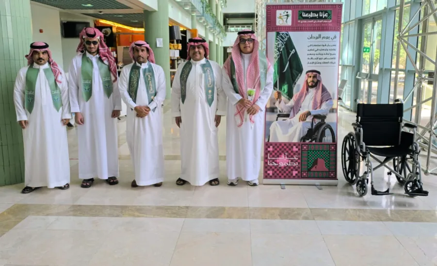 طلاب مركز رعاية ذوي الإعاقة يشاركون في احتفاء الجامعة باليوم الوطني الـ95 -  10