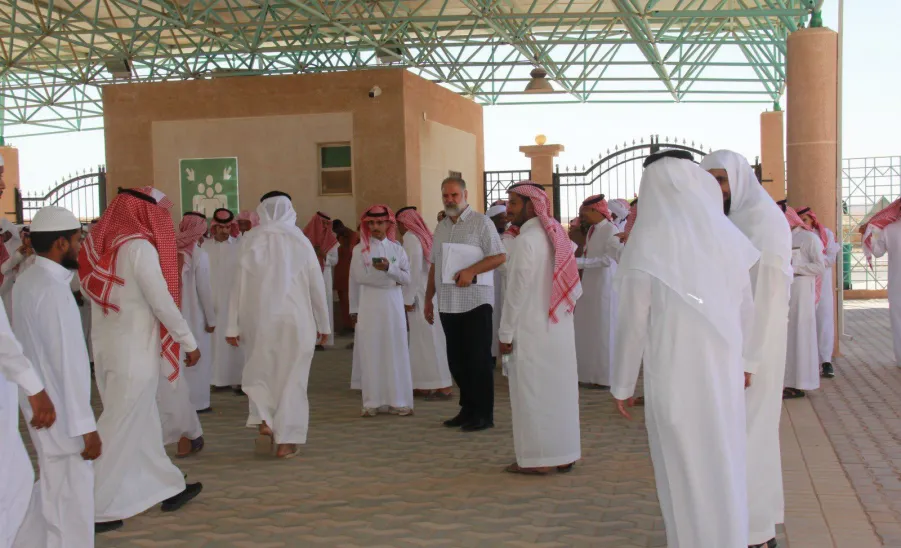 الإدارة العامة للصحة المهنية والبيئة تُنفذ فرضيات إخلاء لمقرات كلية الشريعة والقانون -  الإدارة العامة للصحة المهنية والبيئة تُنفذ فرضيات إخلاء لمقرات كلية الشريعة والقانون