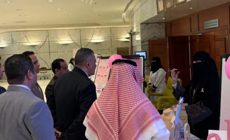 College of Nursing leads Health Awareness Campaign on Breast Cancer at the Ministry of Interior Club -  كلية التمريض تنفذ مبادرة "التبكيرة خيرة" للتوعية بسرطان الثدي في نادي منسوبي وزارة الداخلية