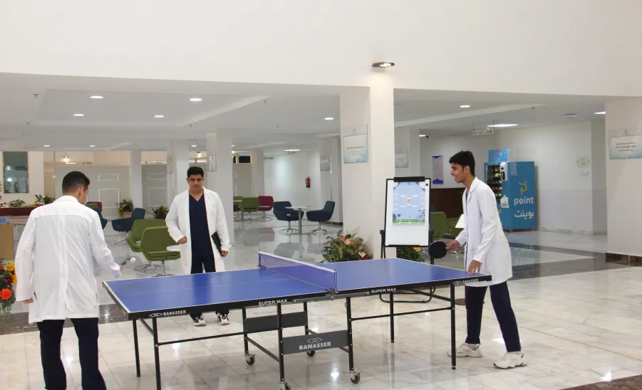 The College of Nursing Marks International Day for Tolerance with Student Competitions -  كلية التمريض تقيم بطولة التسامح للبلايستيشن وتنس الطاولة