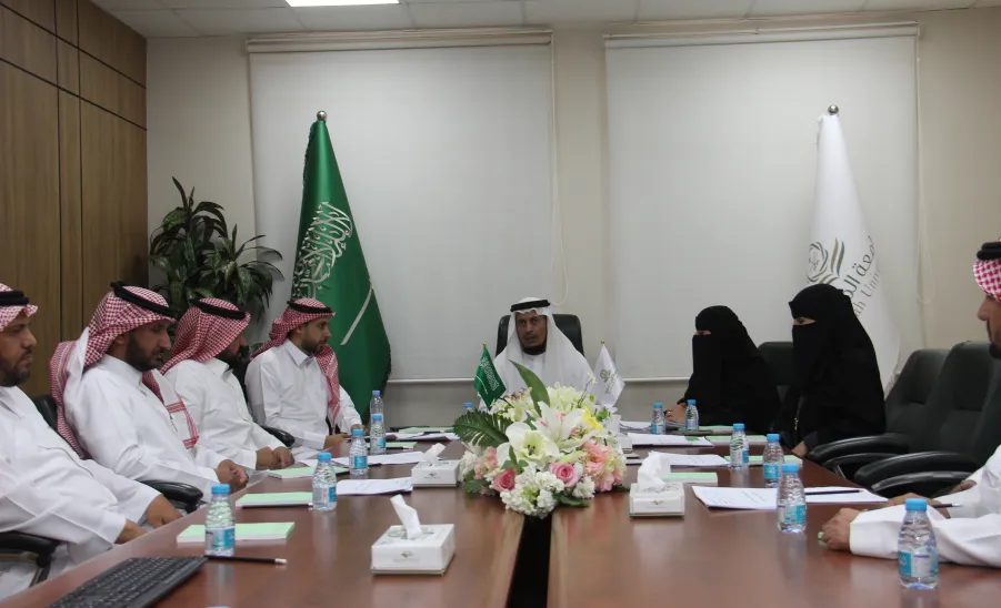 The Vice Rector for Educational Affairs oversees Academic Programs -  وكيل الجامعة للشؤون التعليمية في زيارة تفقدية لكلية التمريض