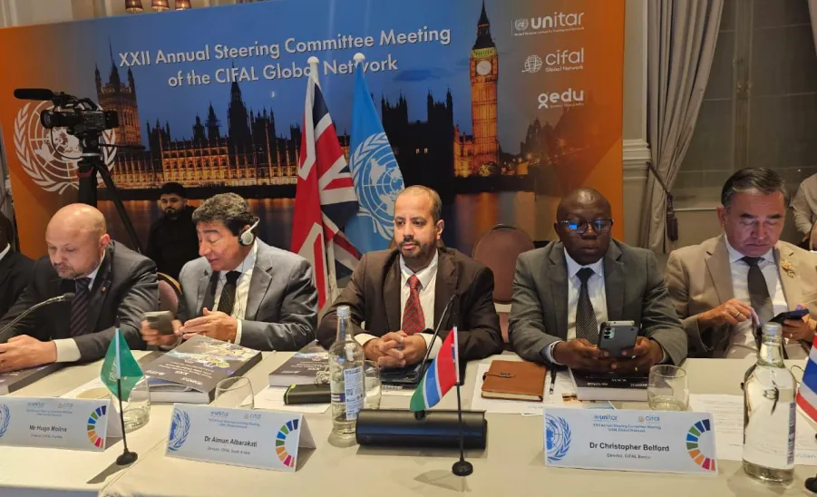 CIFAL SAUDI ARABIA CONCLUDES ITS PARTICIPATION IN THE 22ND ANNUAL MEETING OF THE CIFAL GLOBAL NETWORK IN LONDON -  اختتم مركز سيفال السعودية مشاركته في الاجتماع السنوي الثاني والعشرين لشبكة مراكز سيفال العالمية في لندن