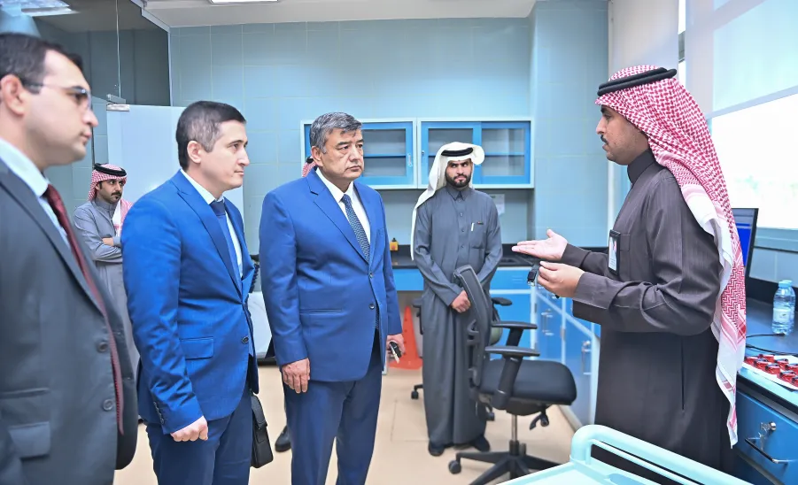 رئيس الجامعة يستقبل سفير جمهورية أوزبكستان لدى المملكة العربية السعودية -  زيارة سفير أوزبكستان