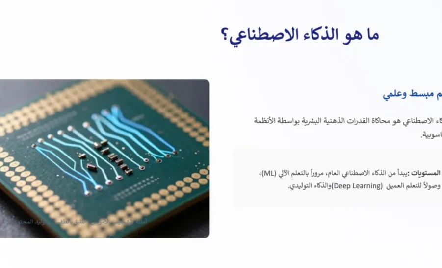كلية العلوم تقيم ورشة عمل بعنوان : تأثير الذكاء الاصطناعي على تخصصات العلوم -  تأثير الذكاء الاصطناعي على تخصصات العلوم