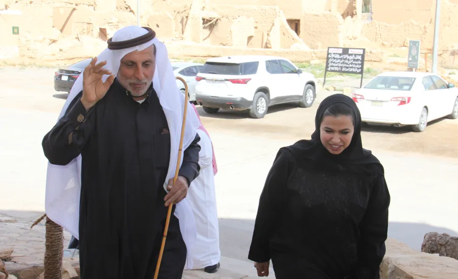 The College of Nursing organizes a Visit to the Heritage Village in Ushaiger -  كلية التمريض تنظم زيارة للقرية التراثية بعودة سدير