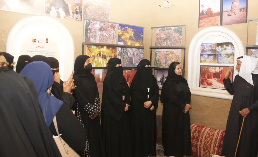 The College of Nursing organizes a Visit to the Heritage Village in Ushaiger -  كلية التمريض تنظم زيارة للقرية التراثية بعودة سدير