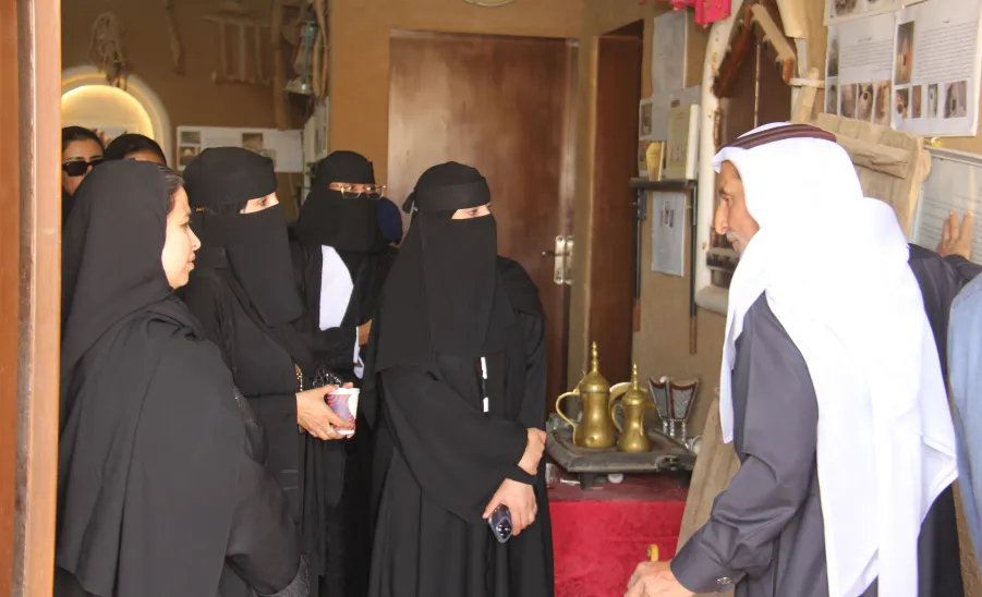 The College of Nursing organizes a Visit to the Heritage Village in Ushaiger -  كلية التمريض تنظم زيارة للقرية التراثية بعودة سدير