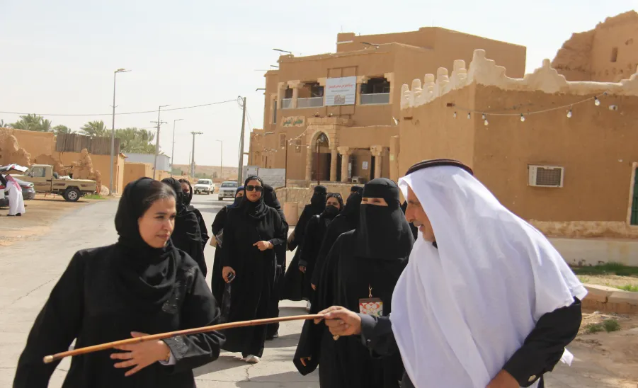 The College of Nursing organizes a Visit to the Heritage Village in Ushaiger -  كلية التمريض تنظم زيارة للقرية التراثية بعودة سدير