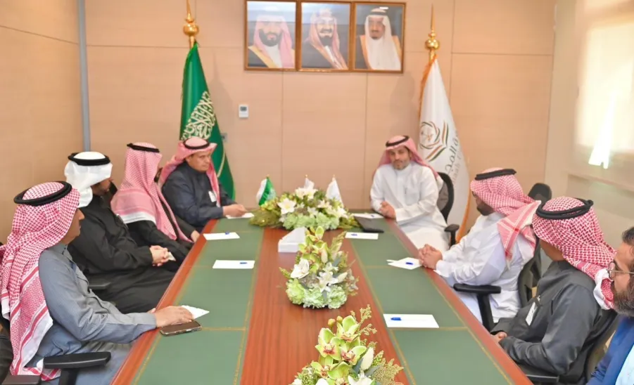 A Delegation from the Applied College at the University of Hail visits the Applied College at MU -  صورة