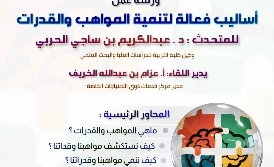 المرصد يقيم ورشة عمل ( أساليب فعالة لتنمية المواهب والقدرات ) -  صورة1