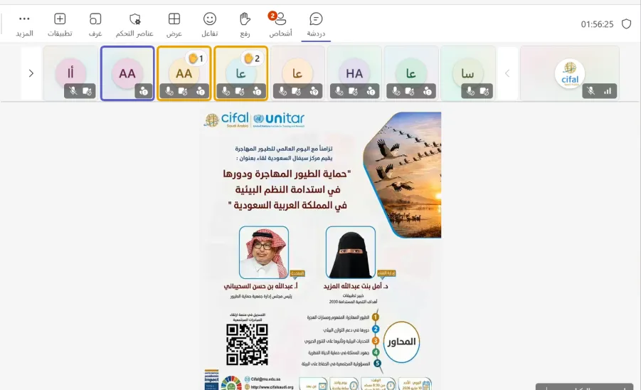 سيفال السعودية ينظم لقاءً حول حماية الطيور المهاجرة واستدامة البيئة -  سيفال السعودية ينظم لقاء حول حماية الطيور المهاجرة واستدامة البيئة