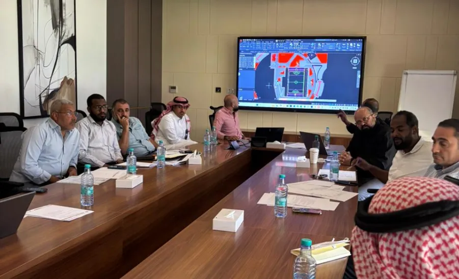 صندوق الاستثمار يستضيف اجتماع اللجنة الفنية لمشروع الاستاد الرياضي  - b4