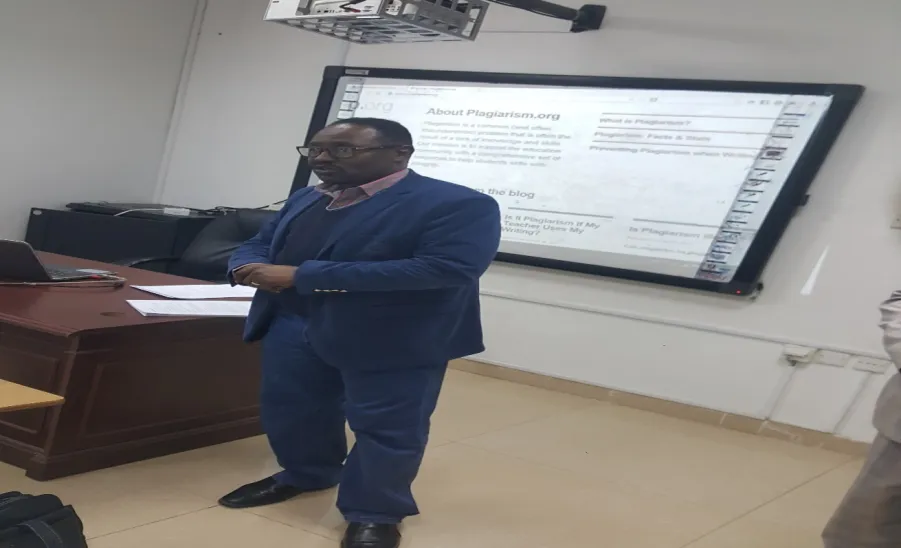 فعالية قسم اللغة الإنجليزية في اليوم العالمي لمكافحة الفساد عن الغش في الاختبار لطلاب القسم - 