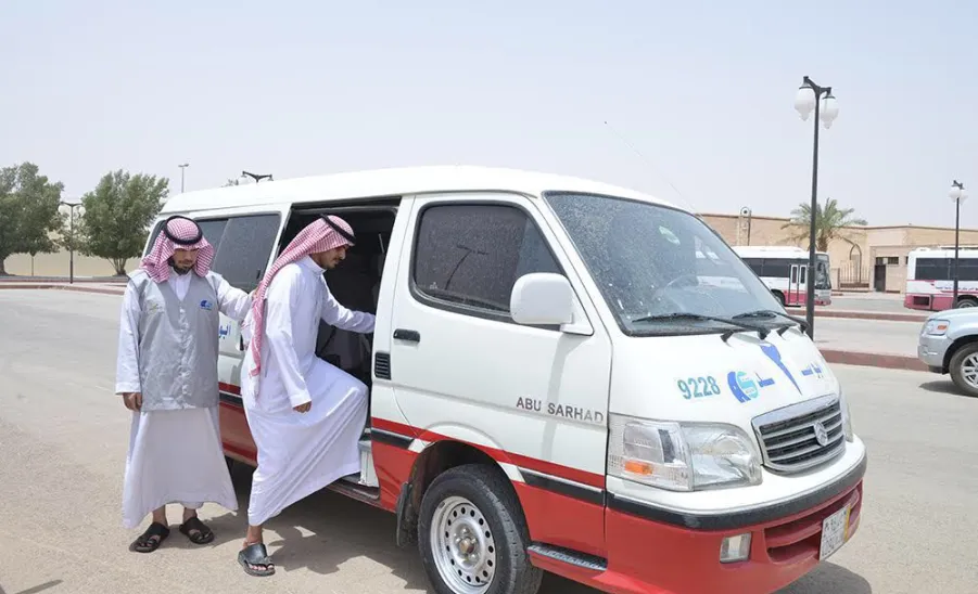MU Finishes Up Transportation Project for Female Students from Centers, Hijrats and Provinces to Different MU Colleges for the Academic Year 1436-1437 AH.  - 