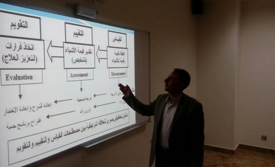 وحدة القياس والتقويم تعقد دورة بعنوان "ماهية القياس والتقويم" - 