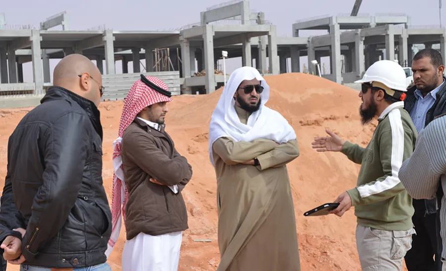 Within the Rectorship Constant Visits: HE Vice Rector Makes A Spotting Visit To The Urgent Buildings Projects In Rummah Province -  