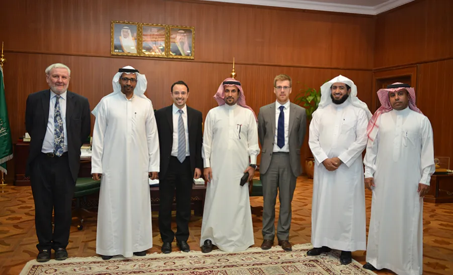 HE the Rector Receives in his office the Experts of Creating Electronic Tests from Pearson Vue Company  - 