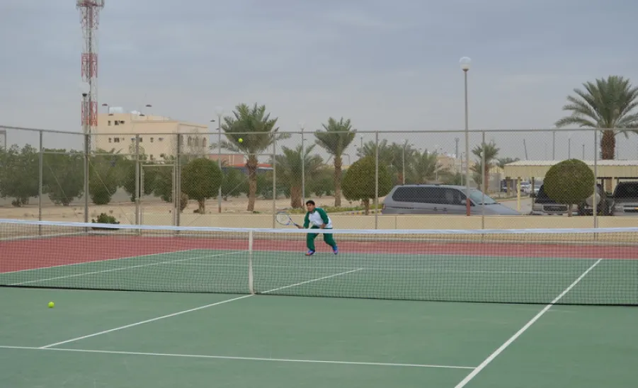 University Court Tennis Team Takes Part in Sports Federation Championship of Saudi Universities in Alahsaa - 