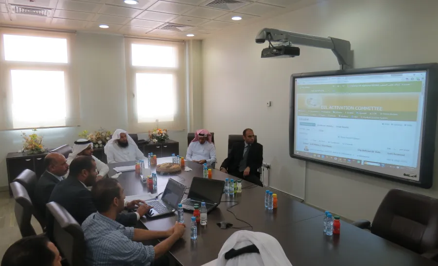 Delegation From Deanship of E-learning and Distance Learning Visits College of Education in Zulfi - 