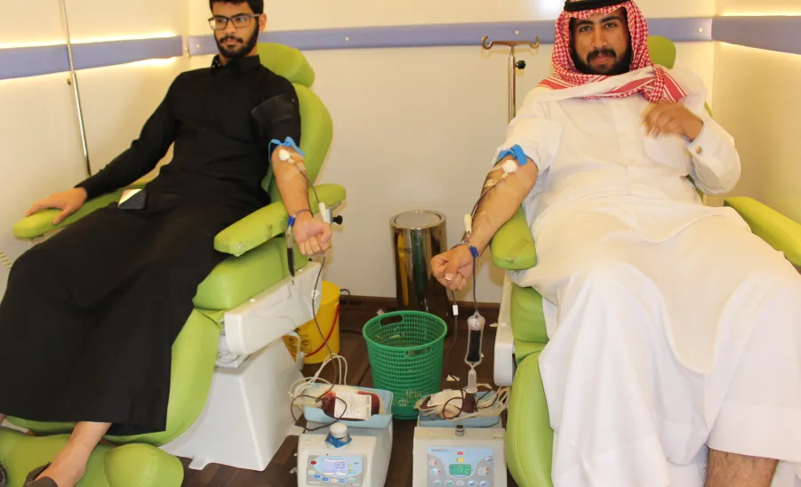 CCIS Organizes A Blood Donation Campaign in Cooperation with the Medical Services Department of the University  - 
