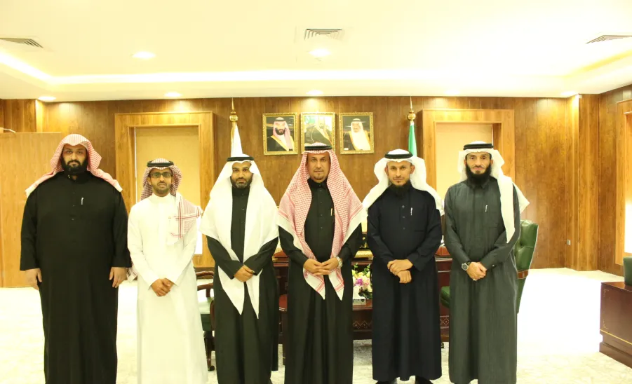 A CCIS Delegation Visits Majmaah University Rector - 