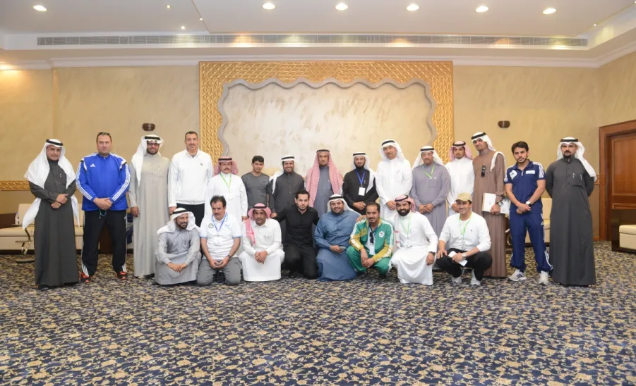 معالي مدير الجامعة يلتقي برؤساء اللجان ووفود الجامعات المشاركة في بطولة الاتحاد الرياضي للجامعات السعودية الخامسة لكرة الطاولة - 