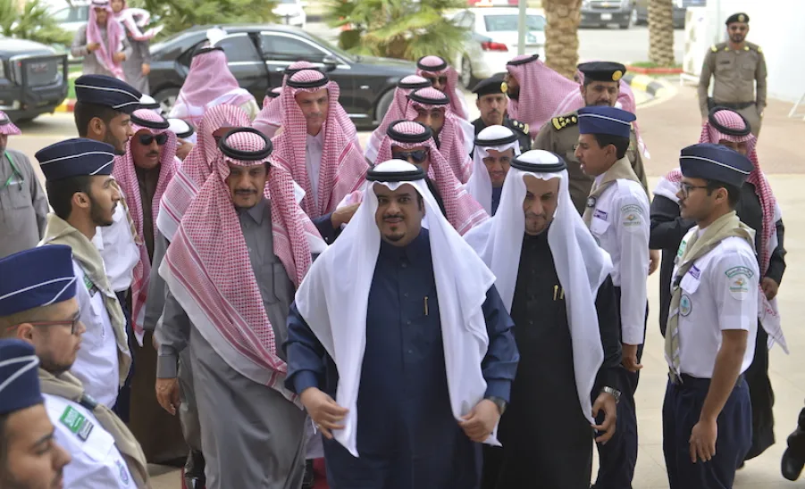 DEPUTY OF RIYADH GOVERNOR VISITS MU -  
