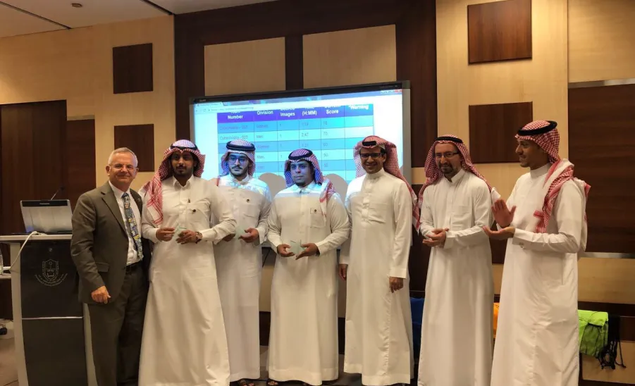 The College of Computer and Information Sciences wins second place in the cyber security competition (Cyber Arabia) -  