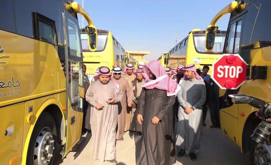 تعزيز خطوط النقل الجامعي والخدمات المساندة خلال فترة اختبارات الفصل الجامعي الأول  -  