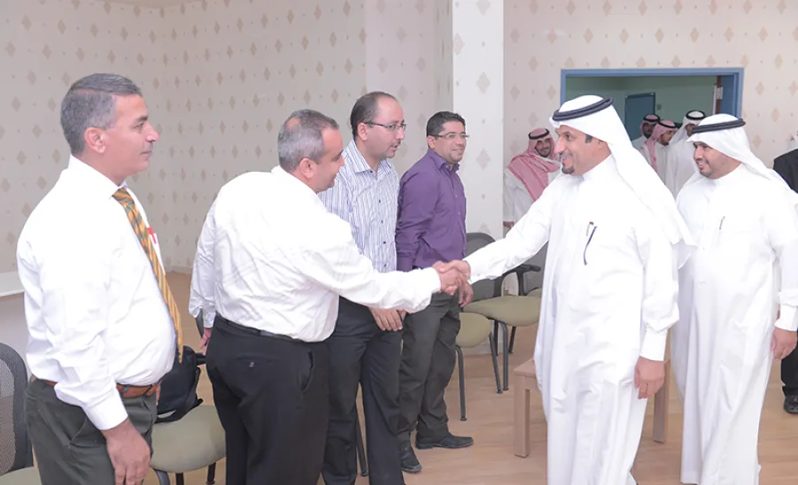 معالي مدير الجامعة يزور كلية إدارة الأعمال والسنة التحضيرية  - 