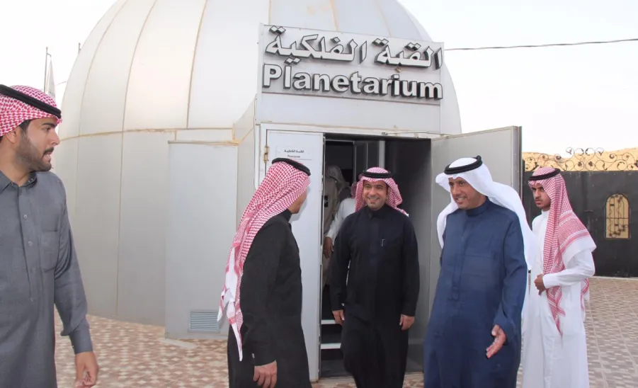 المرصد الفلكي بالجامعة يستقبل عدداً من أصحاب المعالي  - 