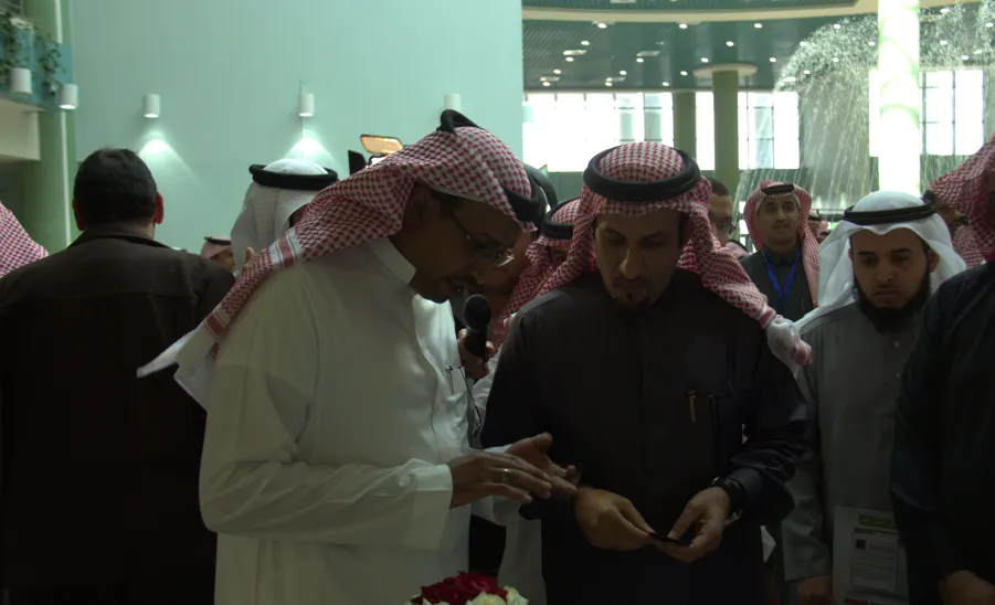 His Excellency the Rector inaugurates the international Turnitin System in the CCIS - 