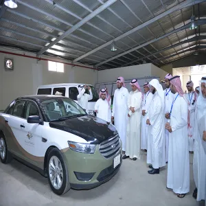 The Vice Rector Inspects the works of the General Administration of Facilities and Services and Launches the New Logo of the Service Cars