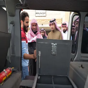 سعادة وكيل الجامعة يطلع على اخر تجهيزات مشروع الصيانة المتنقلة