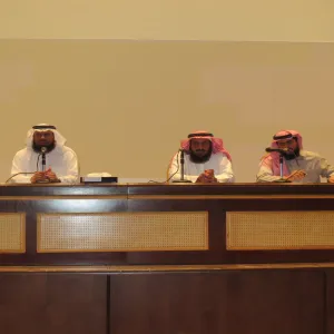 The Dean of the Zulfi College of Education is holding the second meeting with the college students