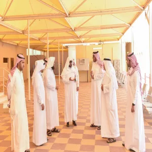 وكيل الجامعة يتفقد مرافق أقسام الطالبات بكليات الزلفي