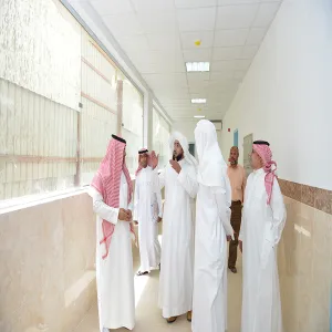 the Vice Rector Inspects the Work Progress in the Project of  Medical Laboratories Unit for Female Students