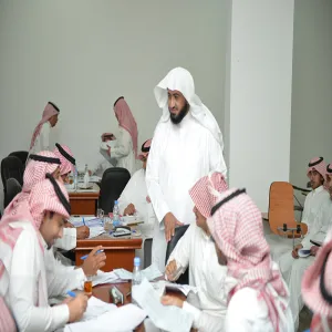 HE the Vice Rector the head of the promotions and competitions Committee looks after the work flow of the conformity committees of the jobs competition Rummah